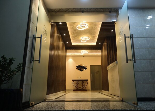 Interior entrance
