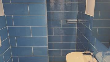 Double or Twin Room | Bathroom | Shower, hair dryer, towels, soap