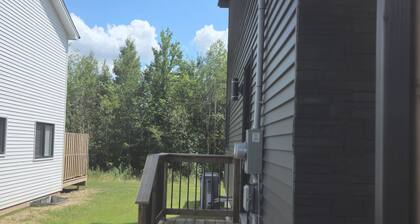 Fully furnished 1-bed basement apt in Moncton, fits 3 adults. Modern & cozy
