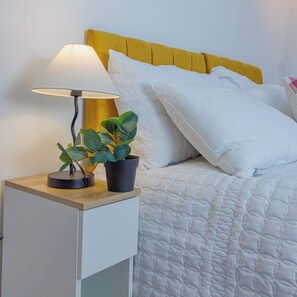 2 slaapkamers, een strijkplank/strijkijzer, wifi, beddengoed