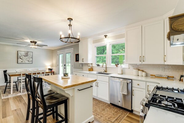 House (4 Bedrooms) | Interior - Alleghany Mountain Cottage w/ Porch & Backyard (Covington)