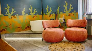 Junior Suite, Mountain View | Down duvets, in-room safe, desk, laptop workspace