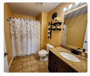 Towels, soap, toilet paper