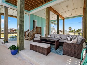 House, 3 Bedrooms | Terrace/patio - Coastal Vibes Rp230 3 Bedroom Home (Rockport)