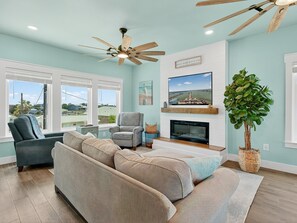 House, 3 Bedrooms | Living area | Smart TV - Coastal Vibes Rp230 3 Bedroom Home (Rockport)