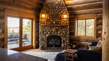 Cabin, 3 Bedrooms | Living area | Smart TV