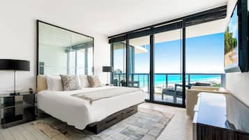 1 bedroom, desk, iron/ironing board, travel crib