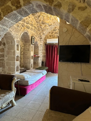 Blackout drapes, soundproofing, iron/ironing board, free WiFi