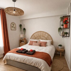 1 bedroom, free WiFi, bed sheets - Studio Sunshine (Saint-Omer)
