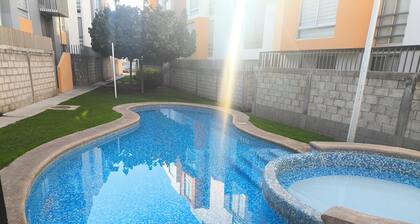 Apartment in condominium with pool