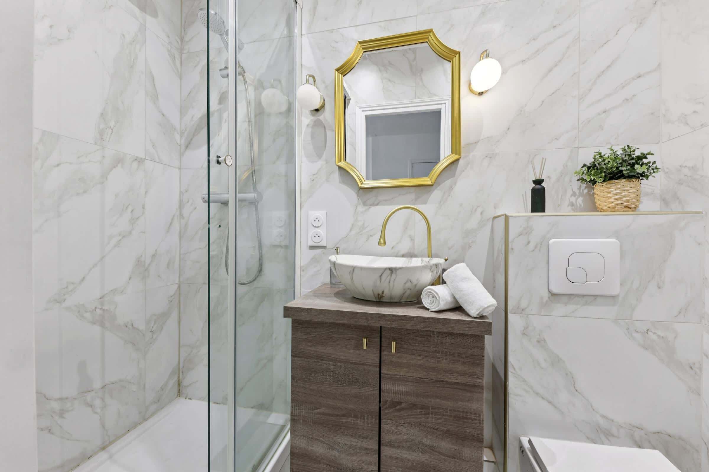 The bathroom