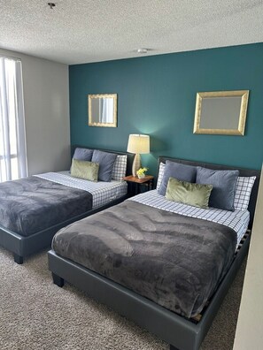 2 bedrooms, iron/ironing board, free WiFi, bed sheets
