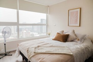 1 室のベッドルーム、アイロン / アイロン台、WiFi、ベッドシーツ