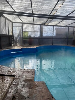 Indoor pool, outdoor pool