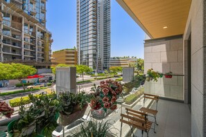 Exclusive Apartment, Balcony, City View | Balcony view - PVH - Serene 2BR - Sobha Hartland Greens (Dubai)