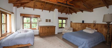 2 bedrooms, iron/ironing board, internet, bed sheets