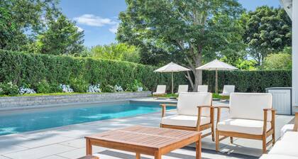 Chic North Fork Getaway with Resort-Style Pool & Stylish Interiors