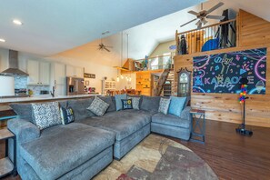 Smart TV, video games, DVD player, books