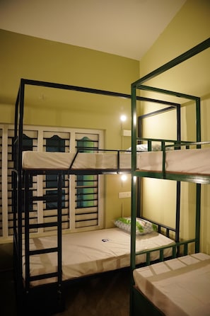 Comfort Shared Dormitory | Desk, laptop workspace, iron/ironing board, free WiFi