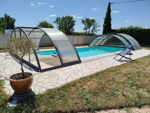 Indoor pool, outdoor pool