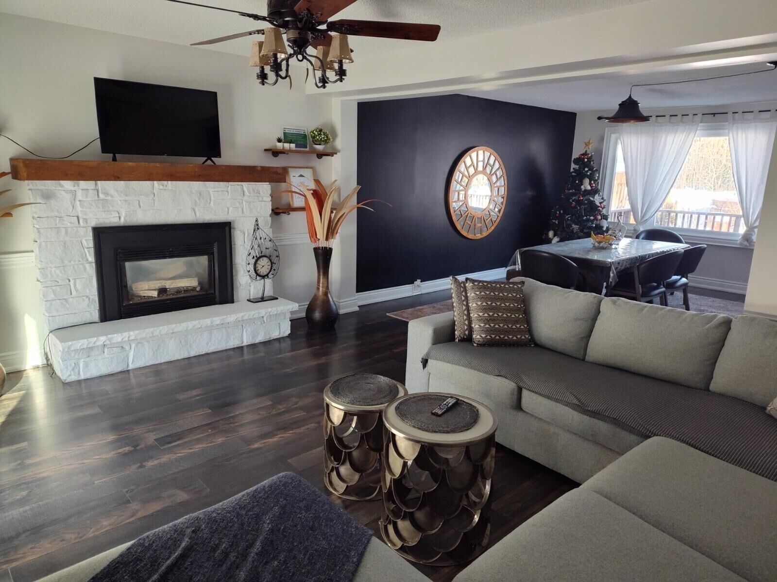 First lounge area