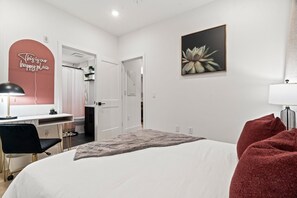 Desk, iron/ironing board, travel cot, WiFi