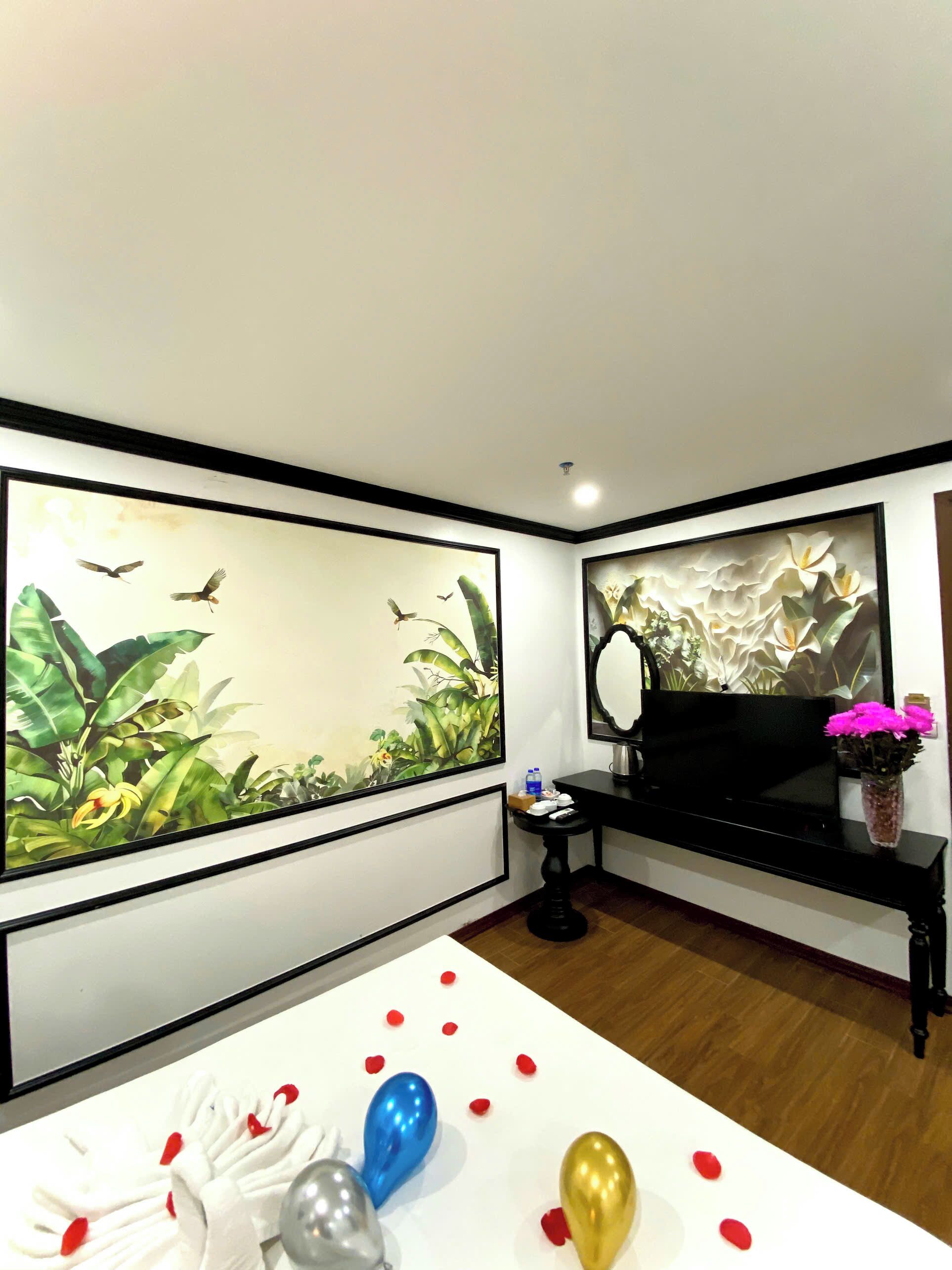 デラックス 4 人部屋 | エジプト綿のシーツ、高級寝具、羽毛の掛け布団、低反発ベッド