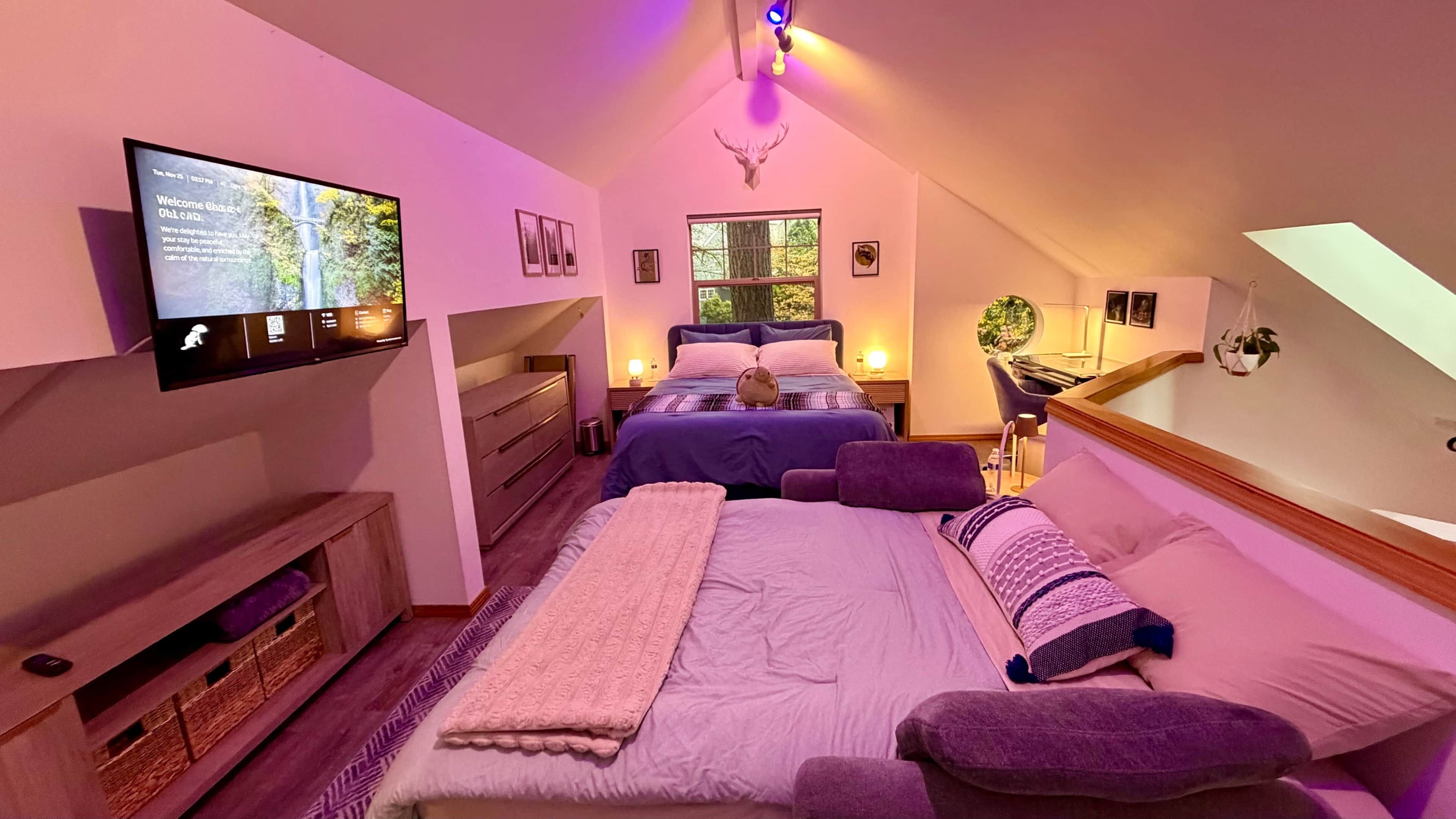 1 slaapkamer, een strijkplank/strijkijzer, gratis wifi, beddengoed