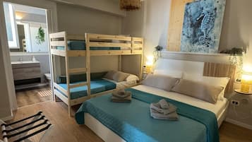 3 chambres, coffres-forts dans les chambres, fer et planche Ă repasser