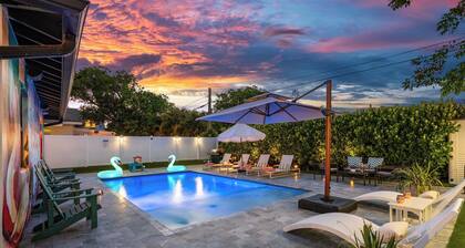 Delray Bch Private 2-Unit Retreat w/ Heated Pool