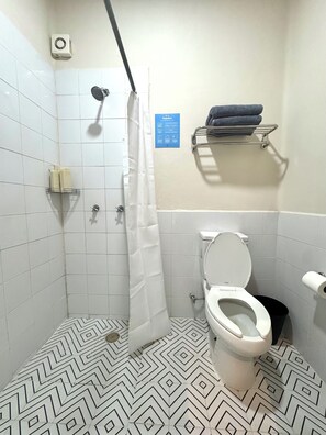 Shower, towels, soap, toilet paper - Private room with private bathroom in the Americana neighborhood (Guadalajara)