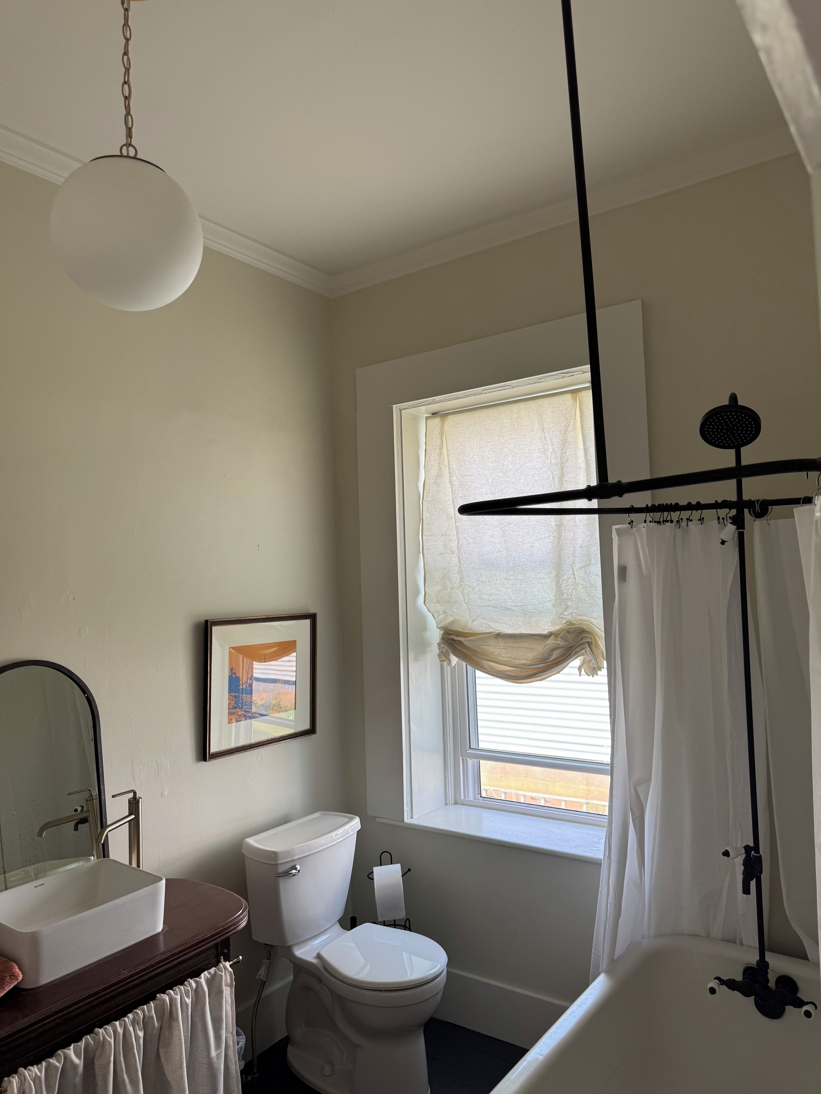 Hårføner, håndklær, såpe og toalettpapir