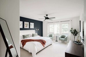 3 chambres, bureau, fer et planche à repasser, Wi-Fi gratuit