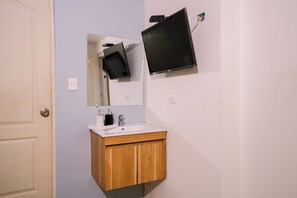Towels, soap, toilet paper