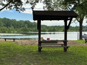 Property grounds -  Glamp & Get Amped Lake views, bubbly hot tub, paddle boat joy, & unlimited fun! (Harrison)