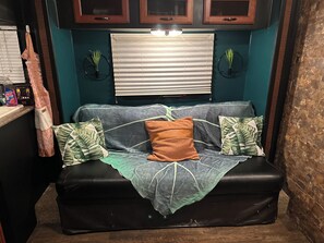 Interior -  Glamp & Get Amped Lake views, bubbly hot tub, paddle boat joy, & unlimited fun! (Harrison)