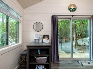 Interior detail - Family Bunk Glamping Cabin - Bed & Bear (Balsam Grove)