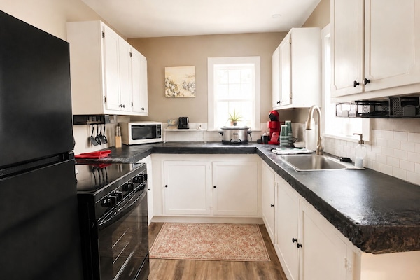 Enjoy cooking breakfast or fixing coffee before you head out for the day!