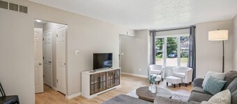 Bright & Modern 3BR Duplex | Fenced Yard + Parking