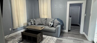 2-bedroom apartment close to uptown Creston with WiFi and off street parking.