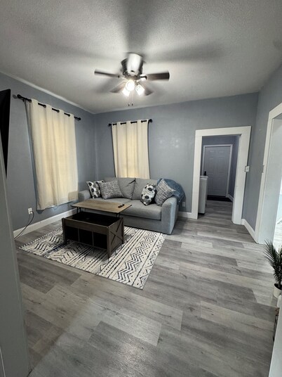 2-bedroom apartment close to uptown Creston with WiFi and off street parking.