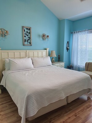 2 bedrooms, iron/ironing board, travel crib, WiFi