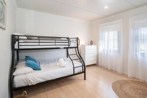 3 bedrooms, iron/ironing board, travel cot, free WiFi