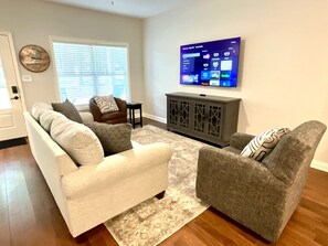 Smart TV, foosball, table tennis