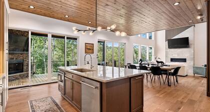 Modern Mountain Haus - 7 bedroom/5 bath/5 decks/4 fireplaces/Theater - 6195 sqft