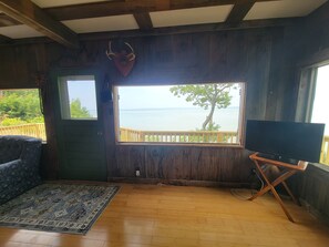 TV, fireplace, DVD player