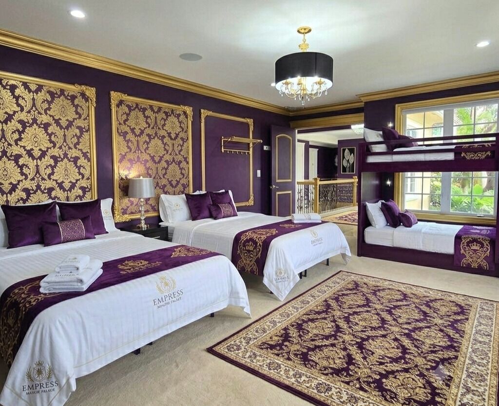 Luxury Suite, Multiple Beds, Ensuite, Garden View | Premium bedding, desk, laptop workspace, blackout curtains