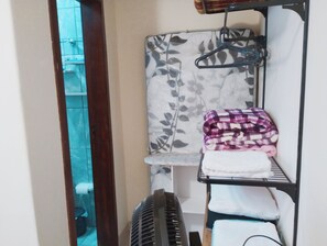 Towels, soap, toilet paper
