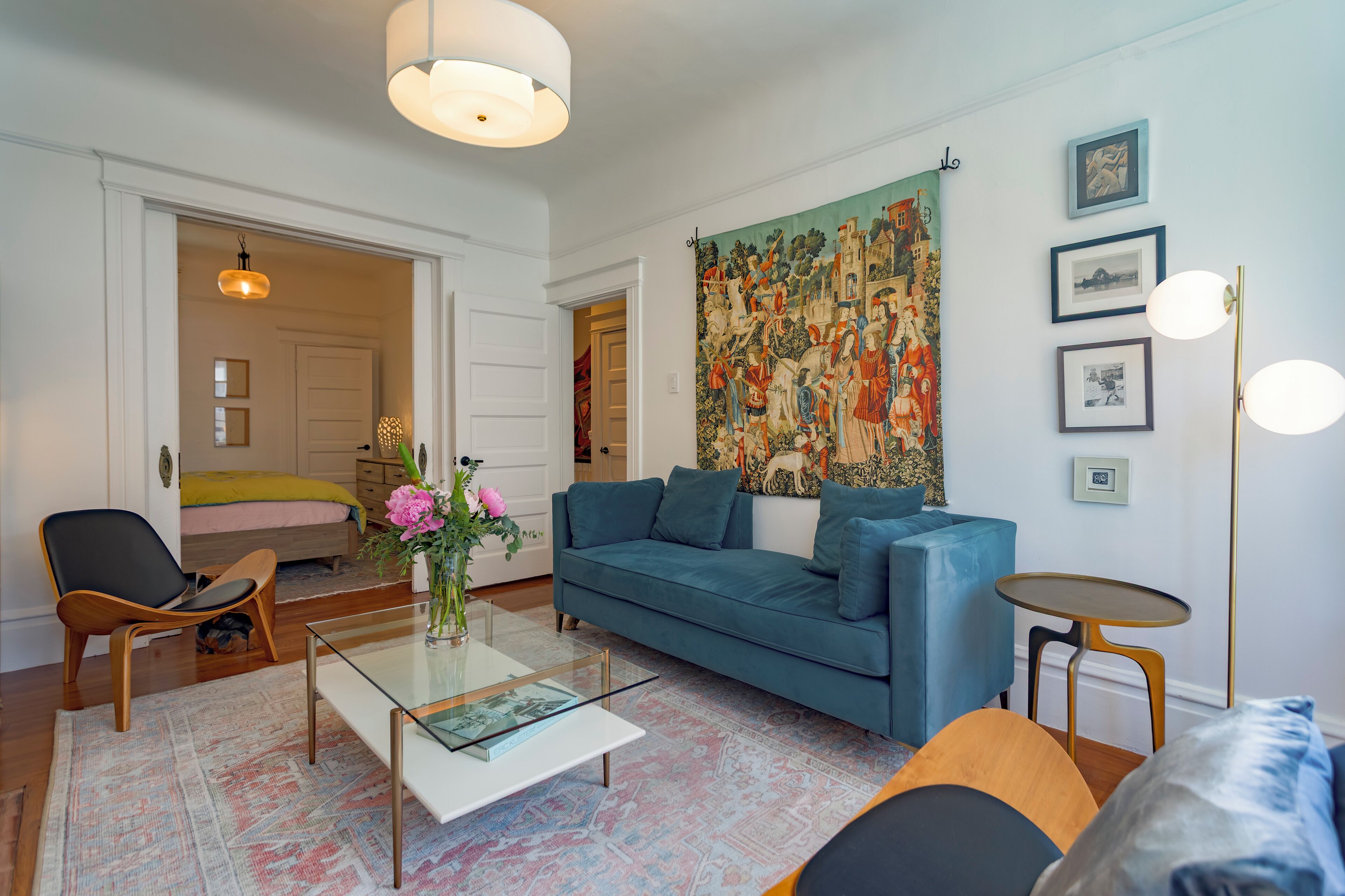 2 bedrooms, iron/ironing board, travel crib, free WiFi