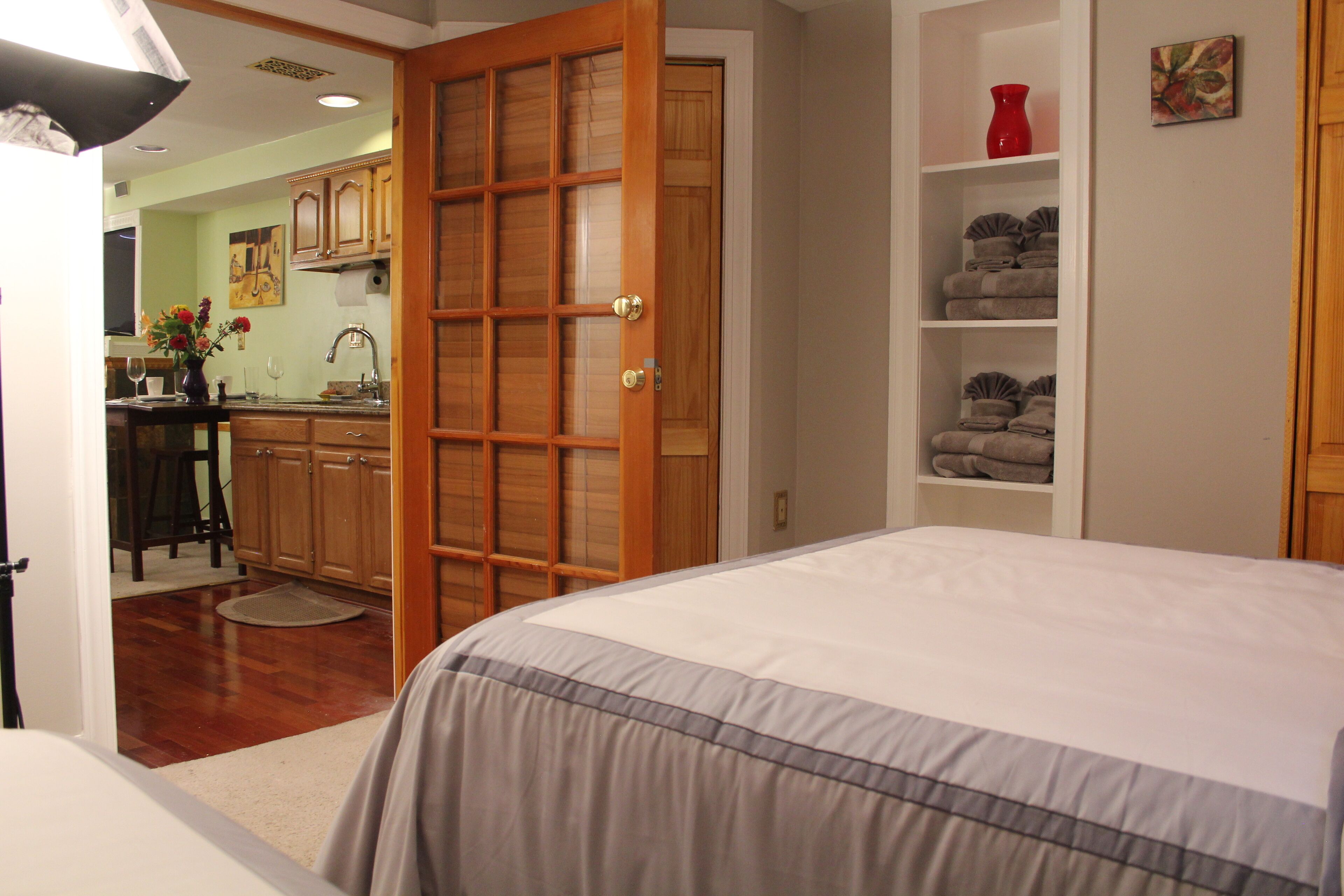 2 間睡房、熨斗/熨衫板、Wi-Fi、床單